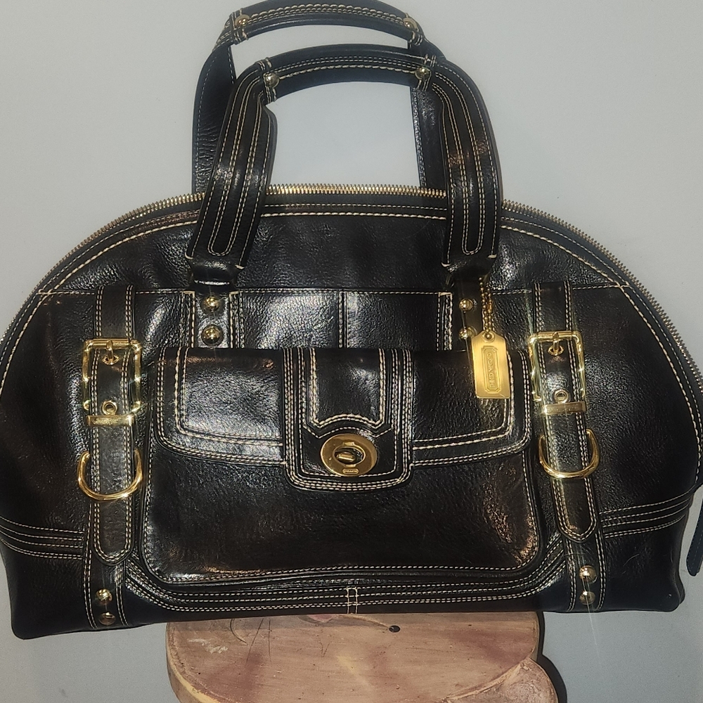 Vintage Coach Hampton Miranda Satchel (model number 11085)